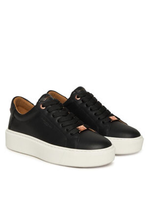 Alexander Smith Sneakersy London ALBCLHW-8009-BLK Czarny. Kolor: czarny. Materiał: skóra