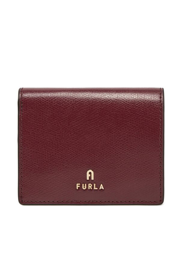 Furla Mały Portfel Damski Camelia WP00304 ARE000 3574S Bordowy. Kolor: czerwony. Materiał: skóra