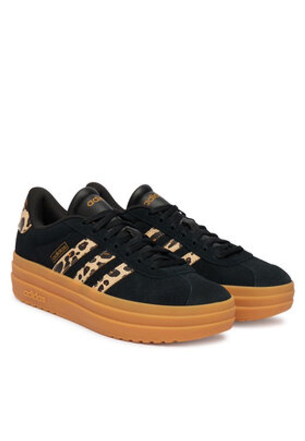 Adidas - adidas Sneakersy Vl Court Bold KJ0295 Czarny. Kolor: czarny. Materiał: zamsz, skóra