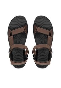 Jack Wolfskin Sandały Lakewood Ride Sandal M 4019021 Brązowy. Kolor: brązowy. Materiał: materiał #4