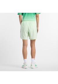 Spodenki męskie New Balance MS41401MEW – zielone. Kolor: zielony. Materiał: poliester, materiał. Sport: tenis #5