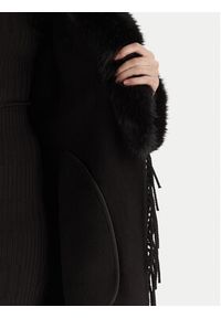 MARCIANO by GUESS Płaszcz wełniany 5BGL46 7125A Czarny Regular Fit. Kolor: czarny. Materiał: wełna #6