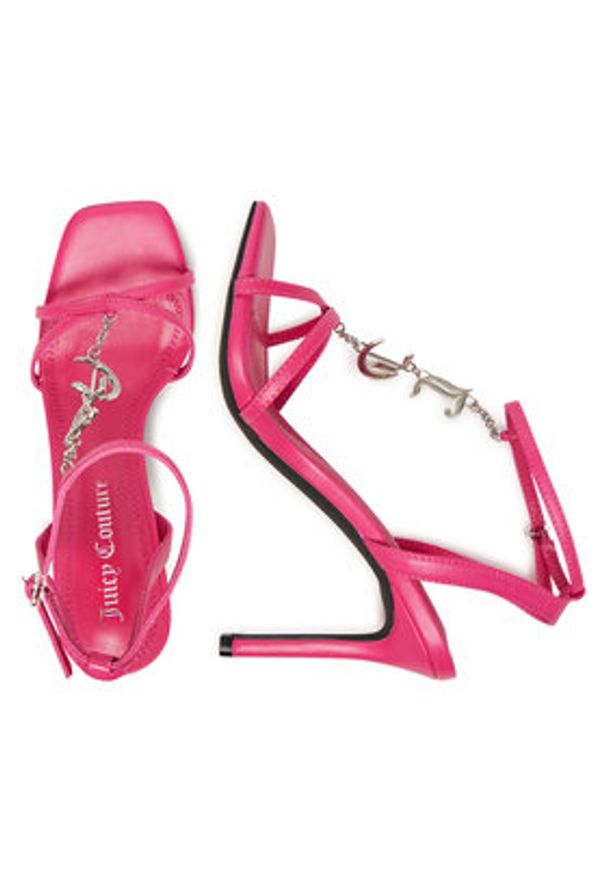 Juicy Couture Sandały HY1500-2 Różowy. Kolor: różowy. Materiał: materiał, syntetyk