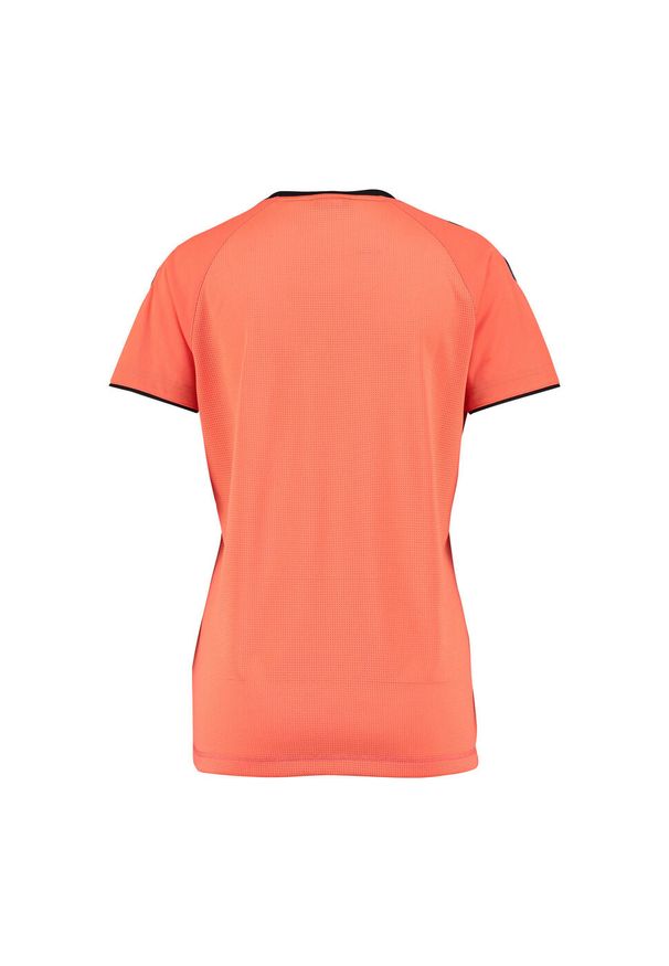 Hummel - Koszulka sportowa damska T-shirtAuthentic Charge S/S Poly Jersey Woman. Kolor: wielokolorowy, żółty, pomarańczowy. Materiał: jersey. Sport: piłka nożna
