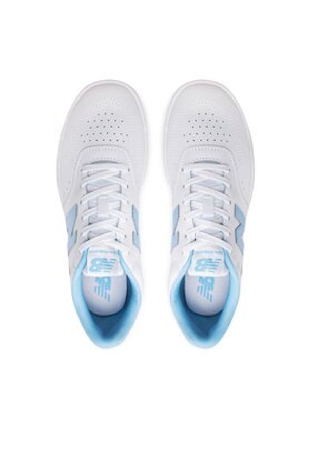 New Balance Sneakersy BB80BLU Biały. Kolor: biały. Materiał: skóra