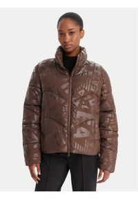 EA7 Emporio Armani Kurtka zimowa 7W000654 AF16408 F6104 Brązowy Regular Fit. Kolor: brązowy. Materiał: syntetyk. Sezon: zima #1
