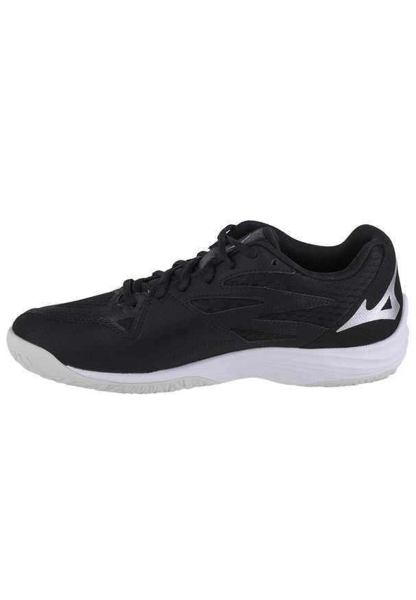 Buty siatkarskie męskie Mizuno Thunder Blade Z. Zapięcie: sznurówki. Kolor: czarny. Materiał: guma, materiał, tkanina, syntetyk. Szerokość cholewki: normalna