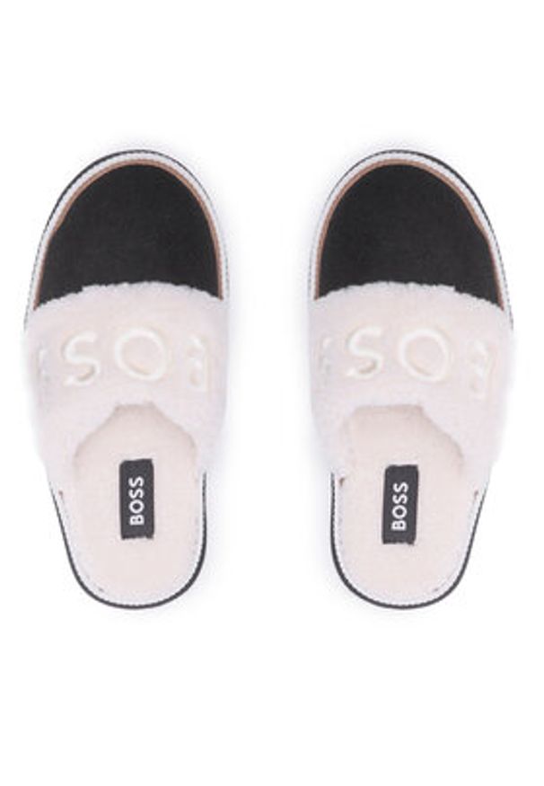 BOSS - Boss Kapcie Home 50486672 10247776 01 Czarny. Kolor: czarny. Materiał: materiał