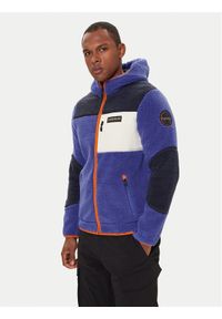Napapijri Polar Yupik NP0A4GNS Granatowy Regular Fit. Kolor: niebieski. Materiał: syntetyk