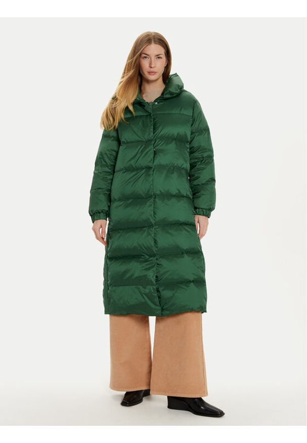 United Colors of Benetton - United Colors Of Benetton Płaszcz zimowy 2TWDDN06S Zielony Regular Fit. Kolor: zielony. Materiał: syntetyk. Sezon: zima