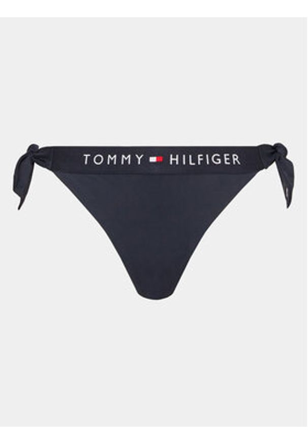 TOMMY HILFIGER - Tommy Hilfiger Dół od bikini UW0UW04497 Granatowy. Kolor: niebieski. Materiał: syntetyk