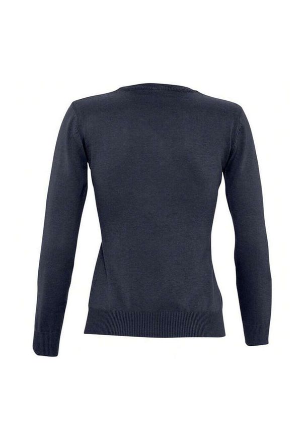SOL'S - Bluza Damska Galaxy Z Dekoltem V. Kolor: niebieski