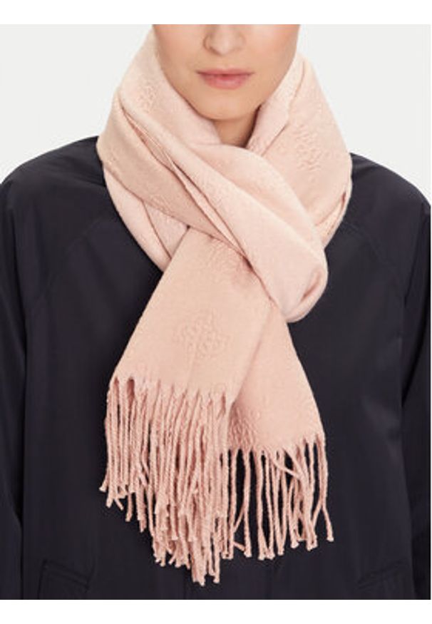 Guess Szalik AW5419POL03 Różowy. Kolor: różowy. Materiał: poliester, materiał