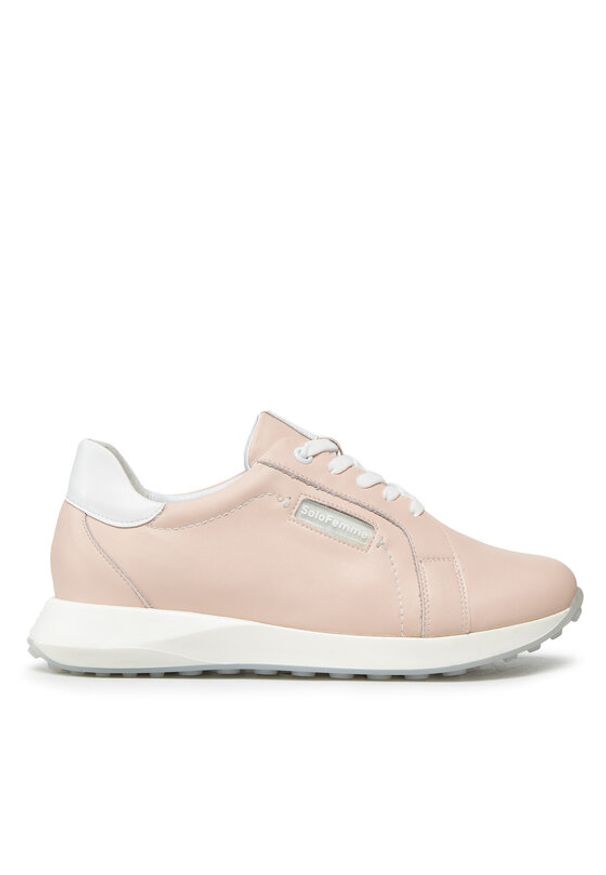 Solo Femme Sneakersy 10102-01-N03/N01-03-00 Różowy. Kolor: różowy. Materiał: skóra
