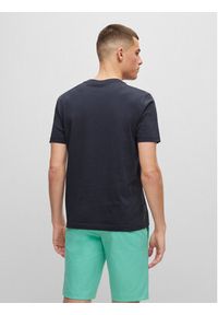 BOSS - Boss T-Shirt 50488793 Granatowy Regular Fit. Kolor: niebieski. Materiał: bawełna #8