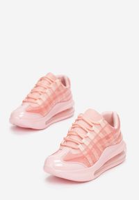 Born2be - Różowe Sneakersy Pardia. Kolor: różowy. Materiał: materiał. Szerokość cholewki: normalna. Wzór: jednolity #5