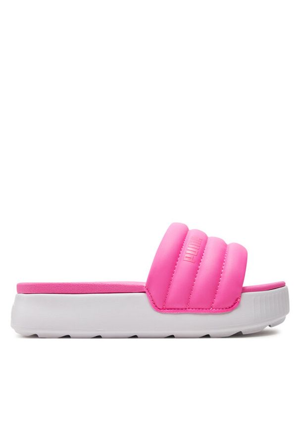 Puma Klapki Karmen Slide Puffy 395399 02 Różowy. Kolor: różowy. Materiał: skóra