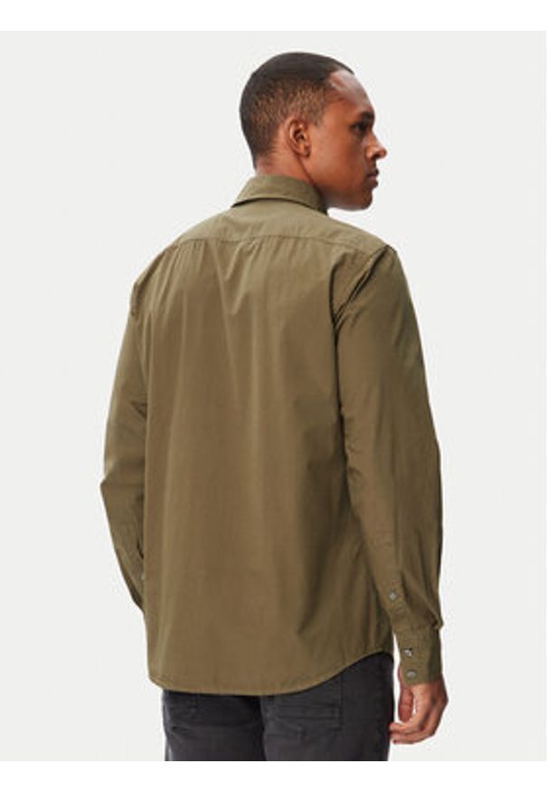BOSS Koszula Relegant_6_M 50518304 Zielony ciemny Regular Fit. Kolor: zielony. Materiał: bawełna