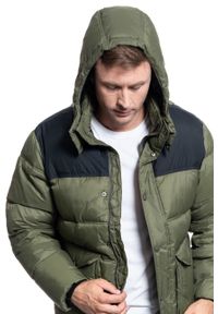 Lee - MĘSKA KURTKA ZIMOWA LEE PUFFER JACKET OLIVE GREEN L86NSZNX. Sezon: zima #10