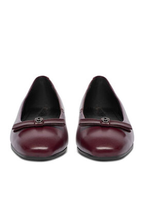MEXX Baleriny CEO-MX/037C-RST Bordowy. Kolor: czerwony. Materiał: skóra