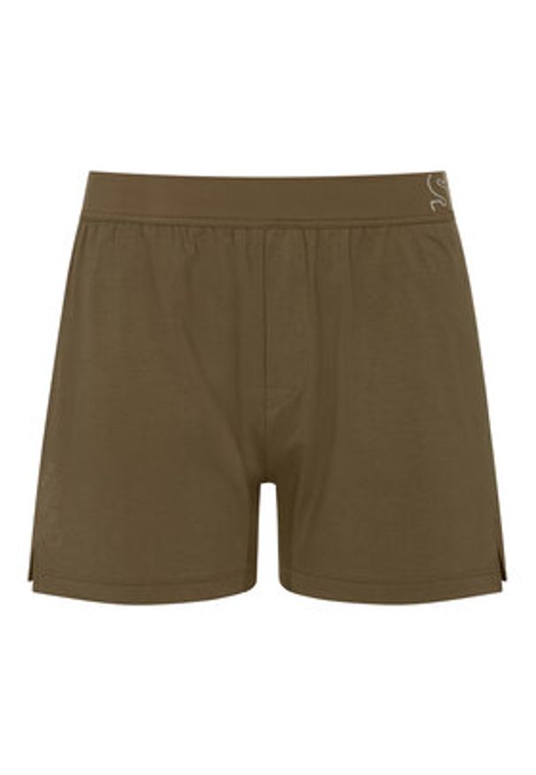 Sloggi Bokserki 10215473 Khaki. Kolor: brązowy. Materiał: bawełna