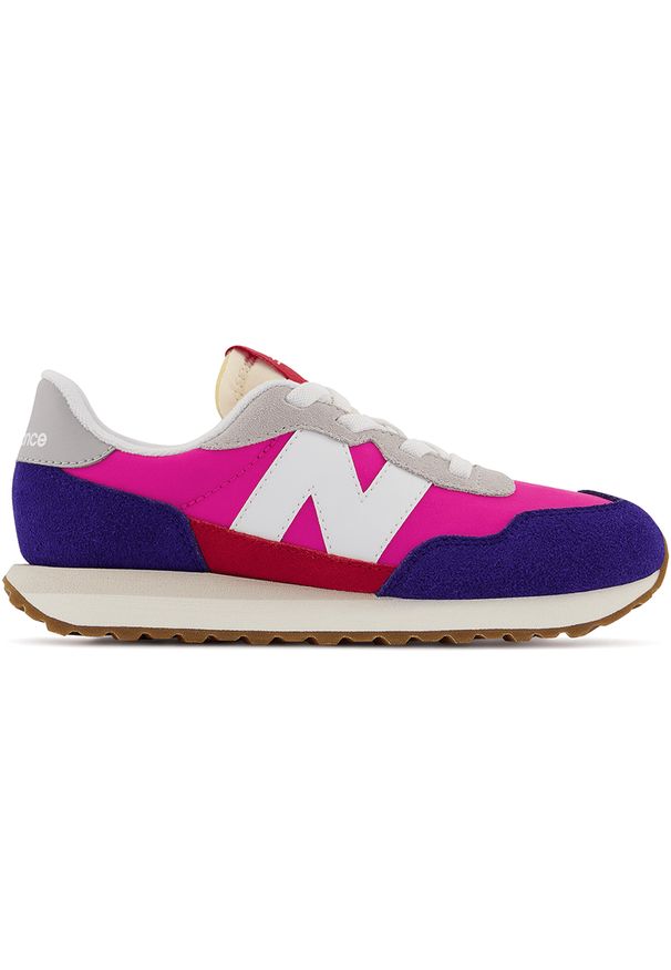 Buty New Balance PH237EG – multikolor. Okazja: na co dzień. Kolor: wielokolorowy. Materiał: syntetyk, guma, zamsz, skóra, materiał. Szerokość cholewki: normalna. Wzór: kolorowy