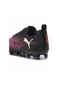 Puma - Młodzieżowe buty piłkarskie FUTURE 8 PLAY FG/AG PUMA Black White Glowing Red. Kolor: biały, czerwony, wielokolorowy, czarny. Materiał: materiał, syntetyk. Szerokość cholewki: normalna. Sport: piłka nożna