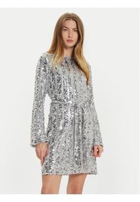 Vero Moda Sukienka koktajlowa Efa 10321447 Srebrny Regular Fit. Kolor: srebrny. Materiał: syntetyk. Styl: wizytowy #1