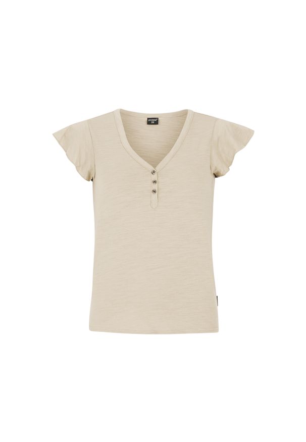 Koszulka damska Protest Kayla. Kolor: wielokolorowy, beżowy, brązowy