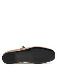 Calvin Klein Baleriny Ballerina New Buckle - Lth HW0HW02483 Brązowy. Kolor: brązowy. Materiał: skóra #3