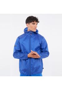LEGEA - Kurtka przeciwdeszczowa męska ATACAMA przeciwwiatrowa. Kolor: niebieski. Materiał: poliester. Sezon: zima. Sport: bieganie, fitness #1