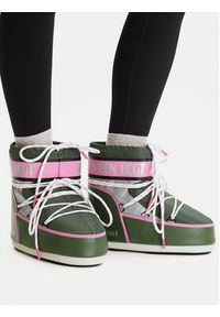 Moon Boot Śniegowce Mb Icon Low Space Racing 80D1409650 Szary. Kolor: szary. Materiał: materiał #4