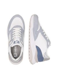 Rieker Revolution Lifestyle Sneakersy W2500-80 Niebieski. Kolor: niebieski. Materiał: zamsz, skóra #6