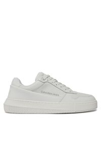 Calvin Klein Jeans Sneakersy Chunky Cupsole Low Lth In Sat YM0YM00873 Biały. Kolor: biały. Materiał: materiał #1