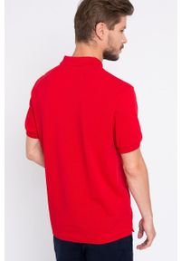 Lacoste - T-shirt L1212.240. Okazja: na co dzień. Kolor: czerwony. Materiał: dzianina. Wzór: gładki. Styl: casual #2