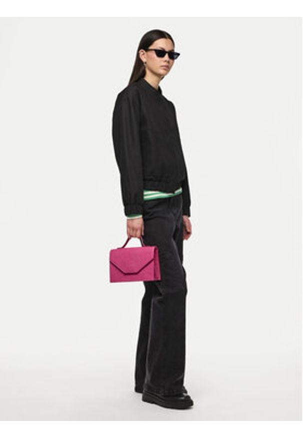 Pieces Kurtka bomber Annie 17150150 Czarny Regular Fit. Kolor: czarny. Materiał: syntetyk