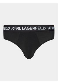 Karl Lagerfeld - KARL LAGERFELD Komplet 3 par slipów Ikonik 2.0 Brief Set (Pack 3) 236M2101 Czarny. Kolor: czarny. Materiał: bawełna #2