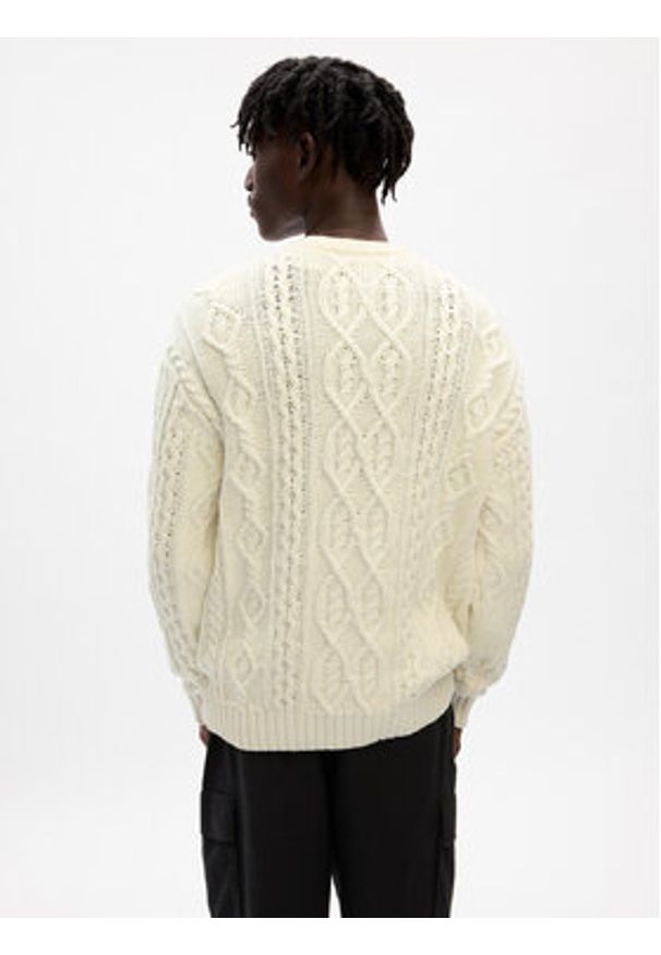 GAP - Gap Sweter 787133-02 Écru Relaxed Fit. Materiał: bawełna, syntetyk