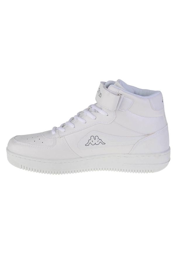 Buty do chodzenia męskie, Kappa Bash Mid. Kolor: biały. Sport: turystyka piesza