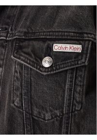 Calvin Klein Jeans Kurtka jeansowa Classic LV04RE765G Czarny Regular Fit. Kolor: czarny. Materiał: bawełna #4
