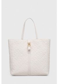 TOMMY HILFIGER - Tommy Hilfiger torebka kolor biały. Kolor: biały. Rodzaj torebki: na ramię #1