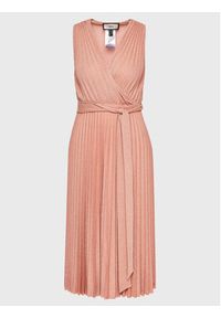 Nissa Sukienka koktajlowa RC14032 Różowy Regular Fit. Kolor: różowy. Materiał: syntetyk. Styl: wizytowy #2