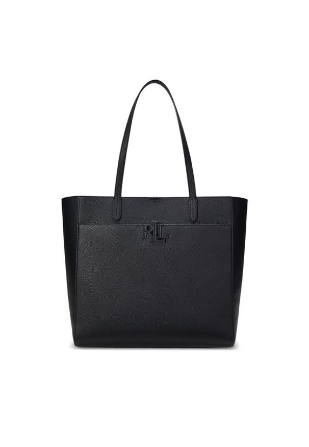 Lauren Ralph Lauren - LAUREN RALPH LAUREN Torebka 431960183002 Czarny. Kolor: czarny. Materiał: skórzane