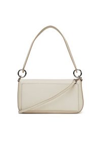 Calvin Klein Jeans Torebka Minimal Monogram Shoulder Pouch LV04K3161G Biały. Kolor: biały. Materiał: skórzane #4