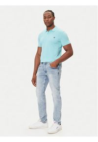 Petrol Industries Polo M-ROS-POL002 Niebieski Regular Fit. Typ kołnierza: polo. Kolor: niebieski. Materiał: bawełna #3