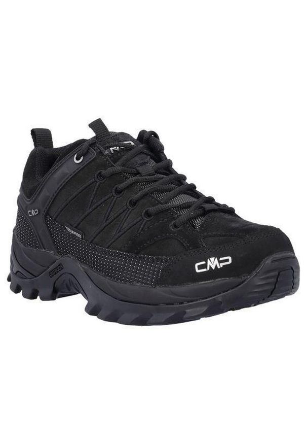 Buty trekkingowe męskie CMP Rigel Low Trekking Wp. Zapięcie: sznurówki. Kolor: czarny, brązowy, wielokolorowy. Materiał: guma, syntetyk, tkanina, materiał. Szerokość cholewki: normalna. Styl: sportowy