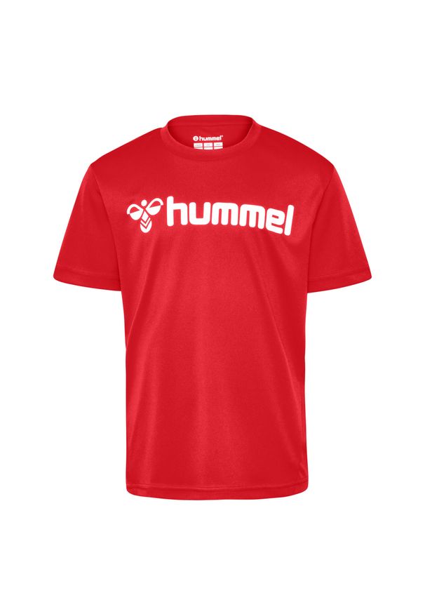 Koszulka dla dzieci Hummel Logo. Kolor: wielokolorowy, czerwony, różowy. Sport: piłka nożna