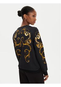 Versace Jeans Couture Bluza 77HAI3P9 Czarny Regular Fit. Typ kołnierza: kołnierzyk włoski. Kolor: czarny. Materiał: bawełna #4