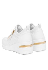 DeeZee Sneakersy AM1108 Biały. Kolor: biały. Materiał: skóra