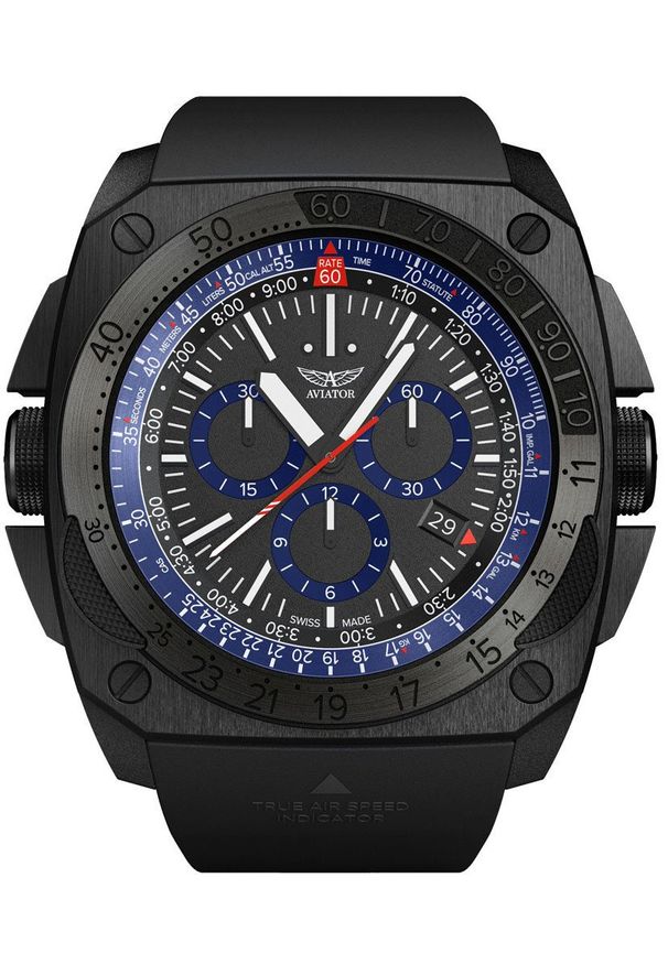 AVIATOR - Zegarek męski Aviator M.2.30.5.213.6.BMIG-29 czarny. Kolor: czarny